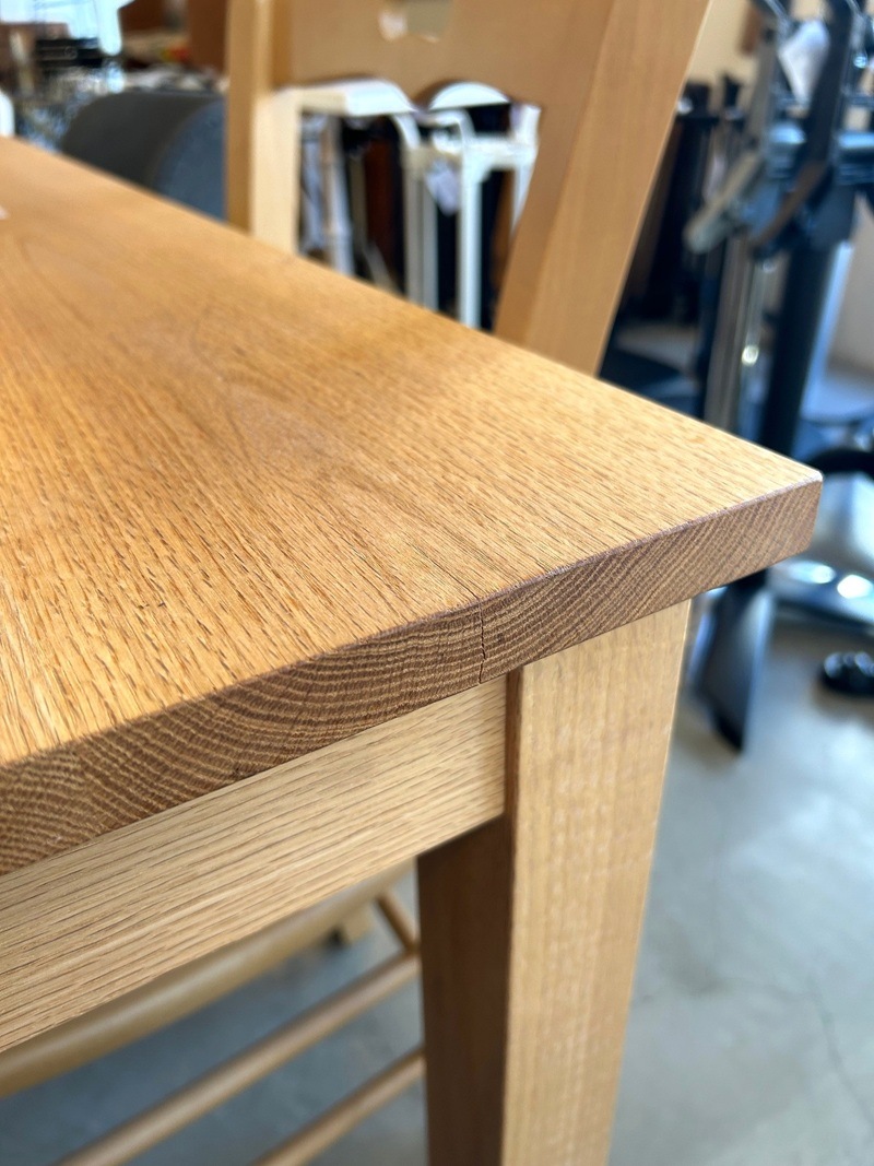 直径105cm オーク無垢 ラウンドテーブル｜イデア