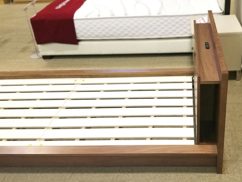 ベッドフレーム「RF-OL WN シングルサイズ」/アウトレット＆ベッド