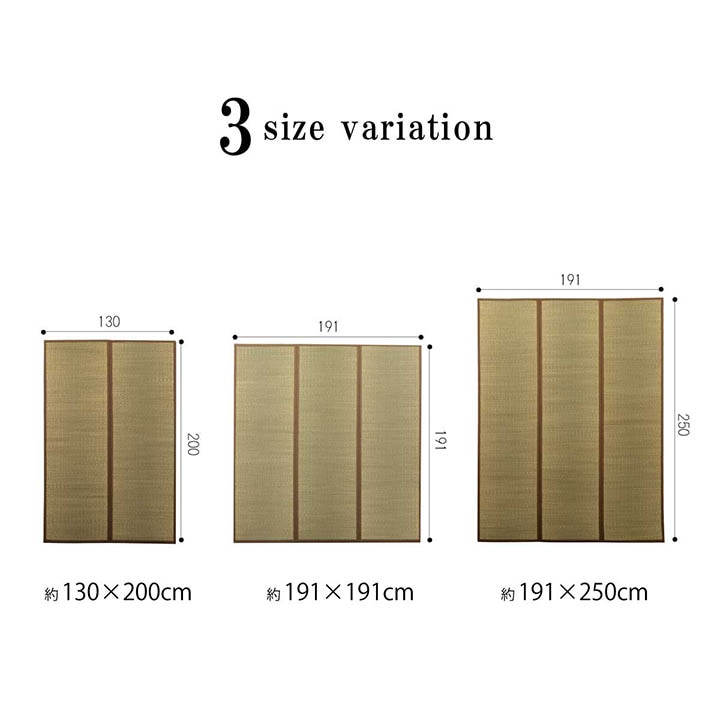 20日間返品無料】国産い草ラグ DX沖縄ビーグ ｜イケヒコ公式通販