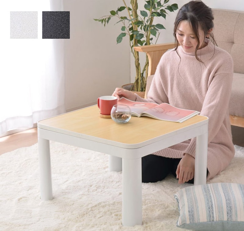 こたつテーブル 60×60cm 両面使える リバーシブル こたつ台｜イケヒコ