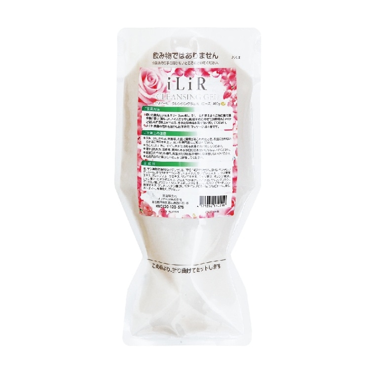 iLiRメイクと肌汚れのクレンジングジェル ローズナチュール（120g