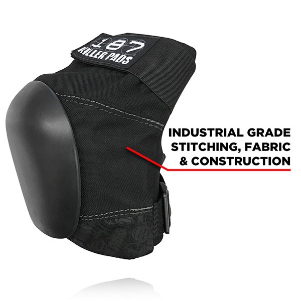 187 KILLER PADS】PRO KNEE PADS black プロテクター 肘 膝 スケート