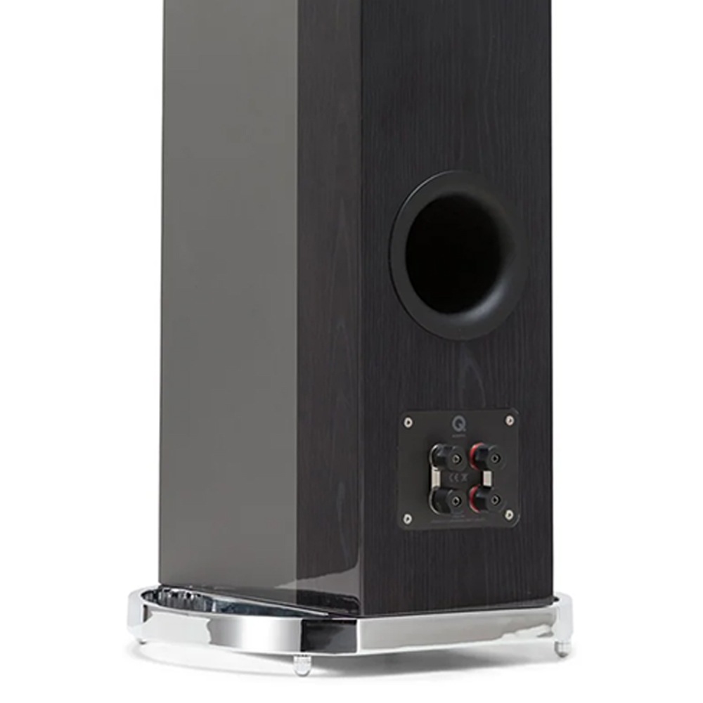 Q Acoustics - Q CONCEPT 500/グロスシルバー&エボニー（ペア）トール
