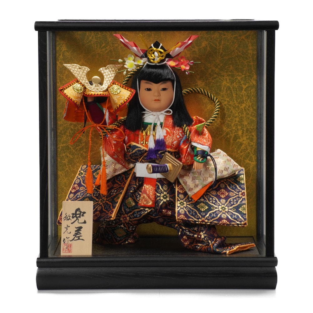 武者人形】6号 時代拵 兜差〈敏光作〉[225-086] ｜雛人形・五月人形の