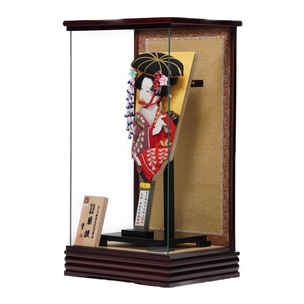 羽子板】13号 藤娘 極上本絹〈むさしや豊山作〉[232-080] ｜雛人形・五
