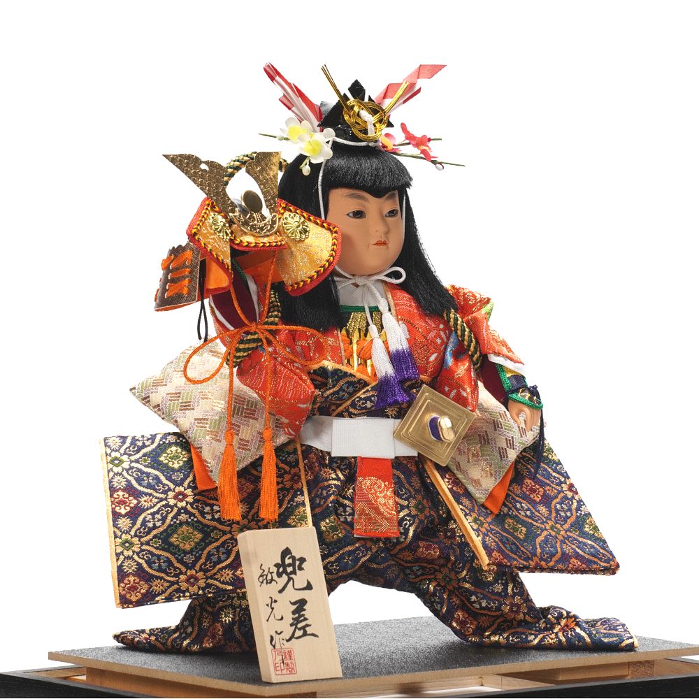 武者人形】6号 時代拵 兜差〈敏光作〉[225-086] ｜雛人形・五月人形の