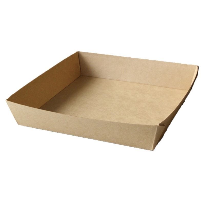 クラフトトレー GTプレートK160 （10枚/50枚入） | 焼成用紙トレー