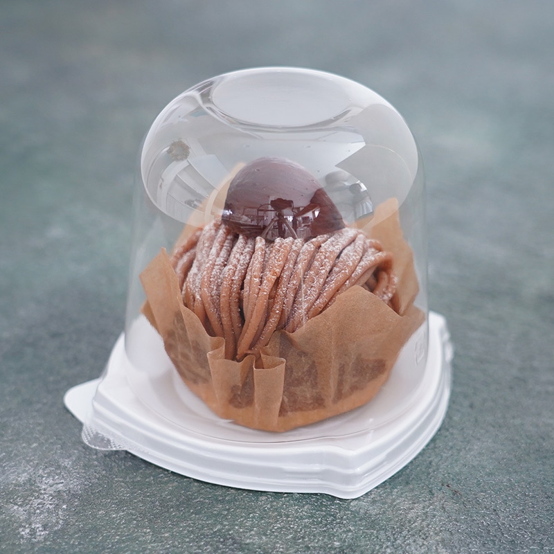 ケーキトレー IK92-SL白 本体・86.5Hドーム高蓋セット（50枚/1500枚入