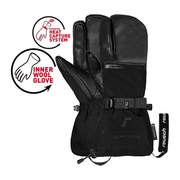 REUSCH ロイシュ メンズ スキー グローブ 6502705 DUALITY R-WOOL