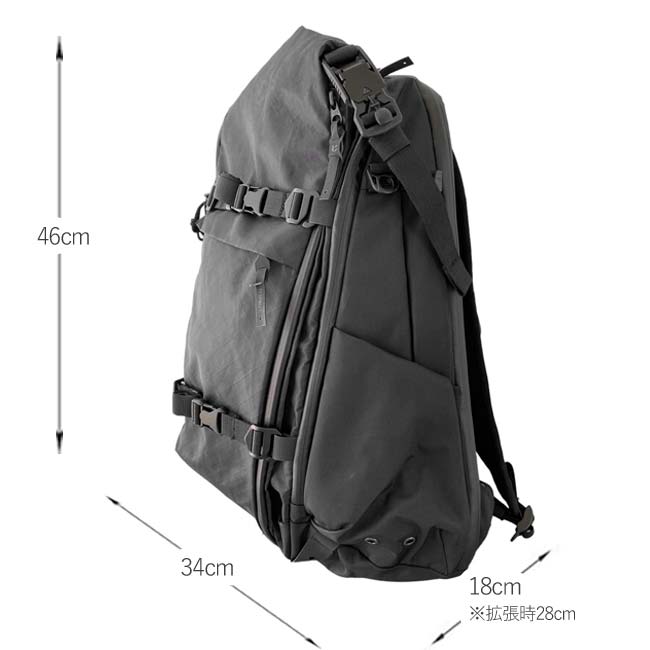 リュック バックパック セール】【BISKEE】クリアポケット付きデイバッグ19L/リュック/バック