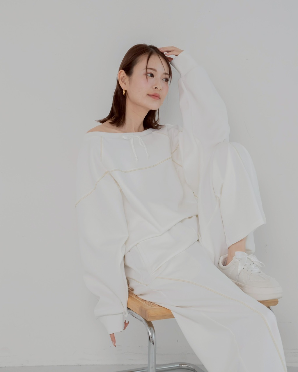 official限定】《nanamiコラボ》ステッチスウェットセットアップ #2