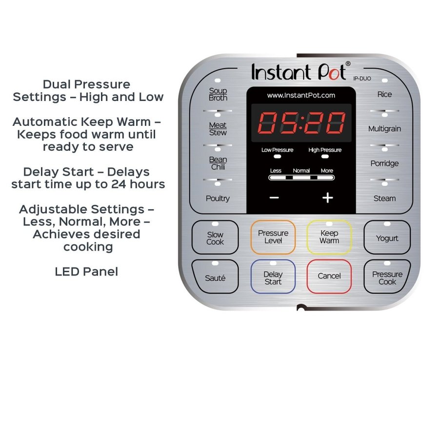 インスタントポット instantpot 圧力鍋 8クォート IP-DUO80 アメリカ