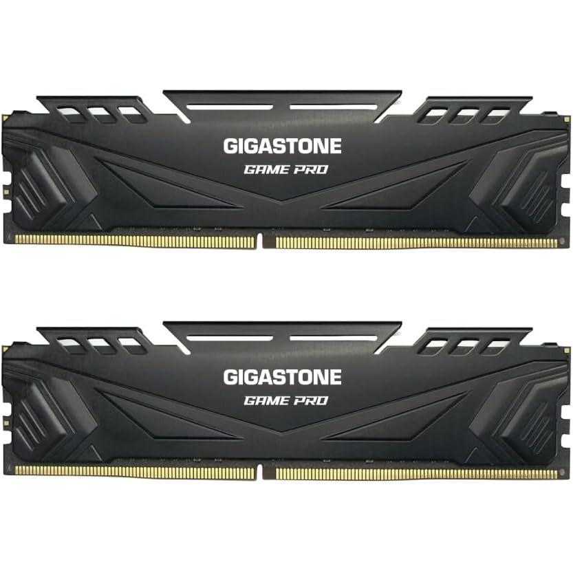 メモリ DDR4】 Gigastone ブラック Game Pro デスクトップPC用メモリ