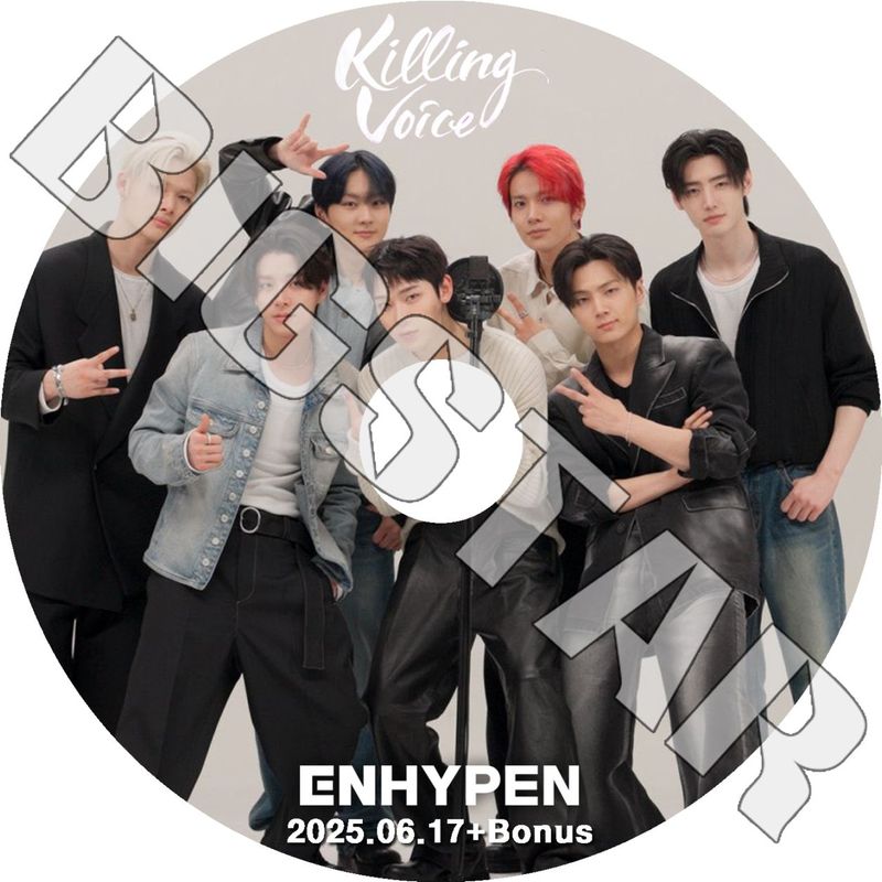 K-POP DVD ENHYPEN KILLING VOICE 2025.06.17+BONUS 日本語字幕なし EN