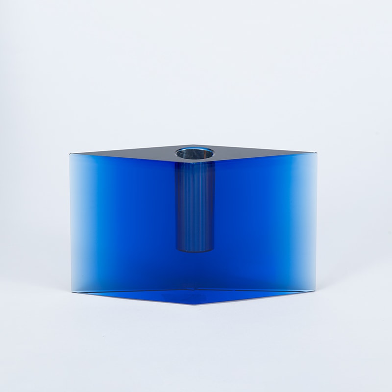 クリスタル花器 No.4 青 | 花器・花瓶,ガラス器 | フラワーショップ花楽