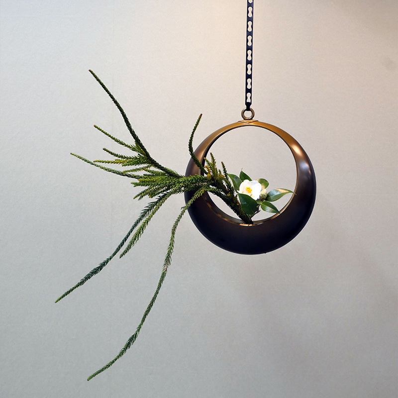 満月V型 | 花器・花瓶,銅器 | フラワーショップ花楽