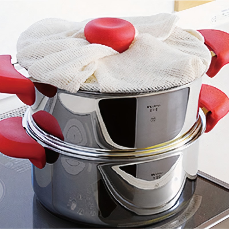 22cm両手鍋＆蒸し器セット／IH専用 | アウトレット | K+dep/ケデップ