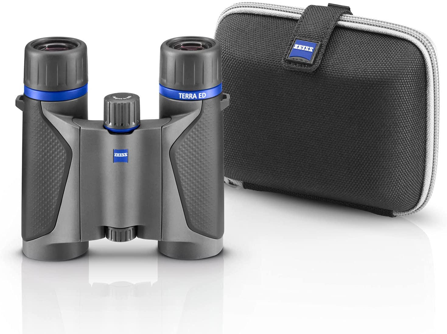 即配】(KT) 双眼鏡 ライブ用 10倍 ZEISS Terra ED Pocket 10x25 gray