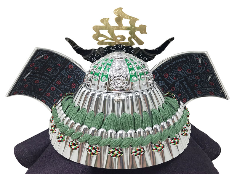 五月人形 コンパクト 戦国武将「直江兼続」| ケース入り愛の武将兜