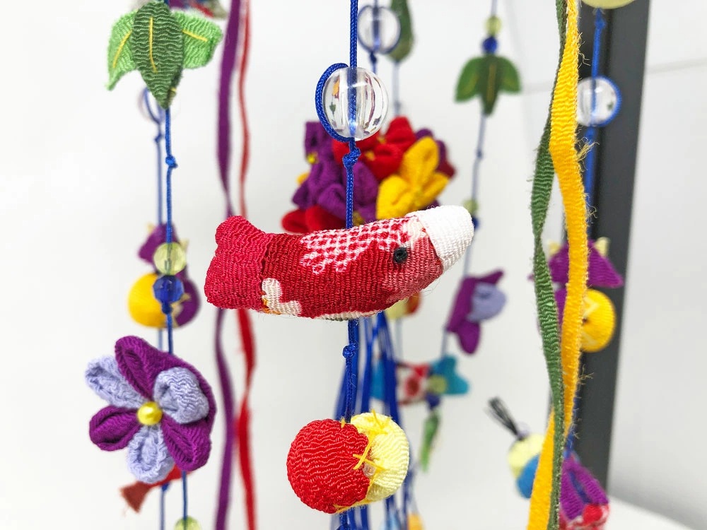 五月人形 コンパクト つるし飾り | 端午の節句のちりめん装飾