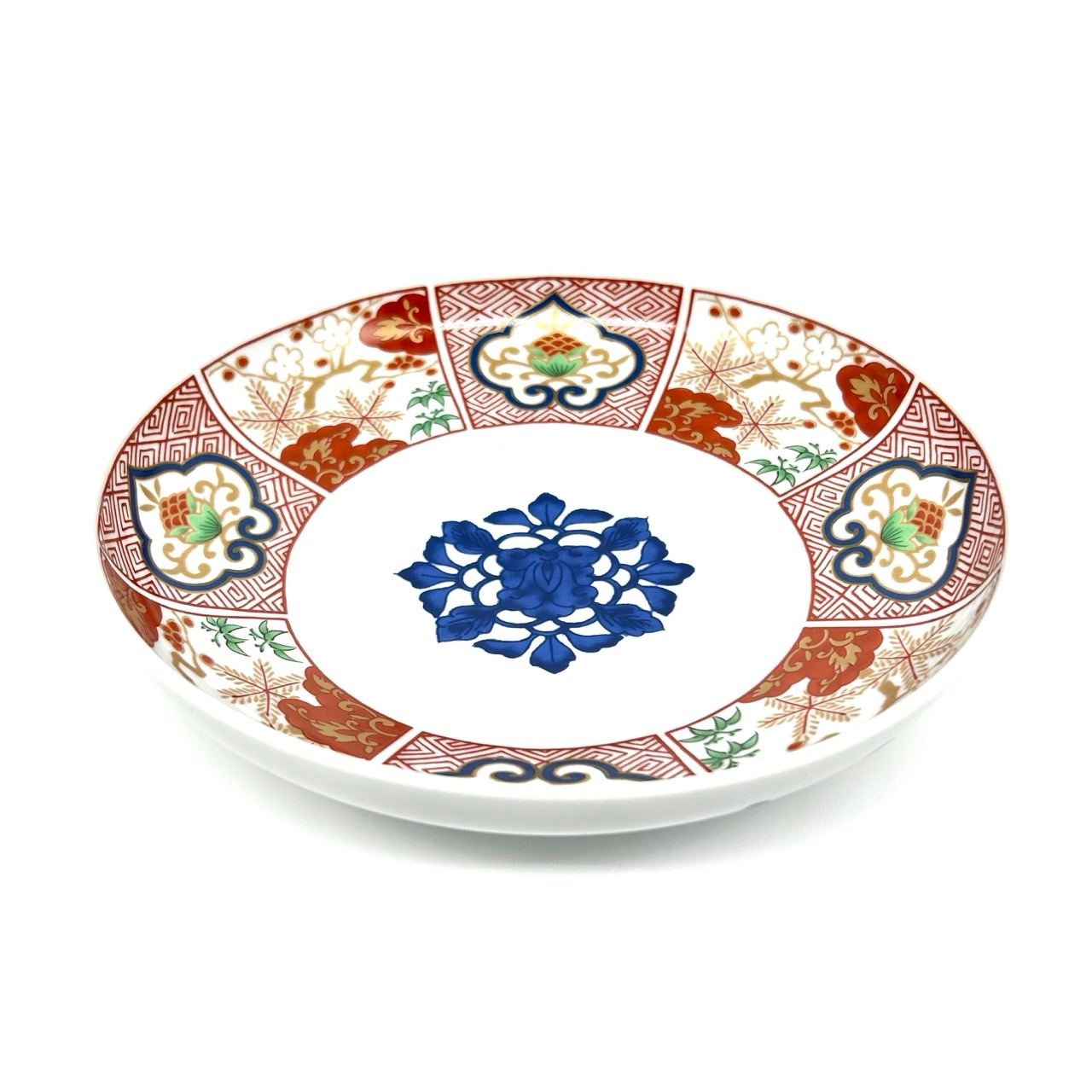 美山窯】染錦窓絵霊芝文取皿【波佐見焼】｜創亭やぶきたオンライン