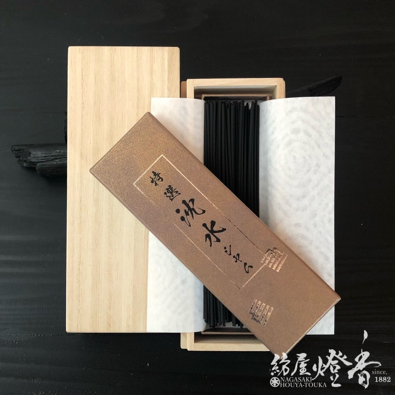 高級線香『シャム沈香一味【特選・沈水シャム-JINSUISHAMU-】中寸バラ