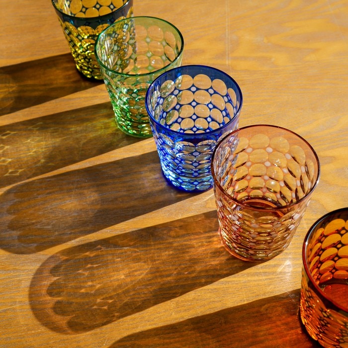 真珠切子 オールドグラス（木箱付） | 北一硝子 まごころお届け便