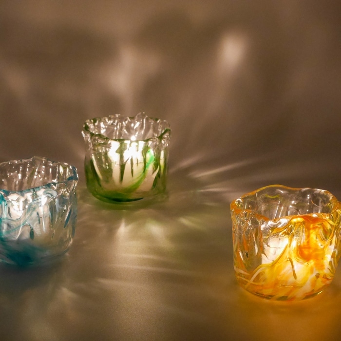キャンドルグラス 空彩 | 北一硝子 まごころお届け便