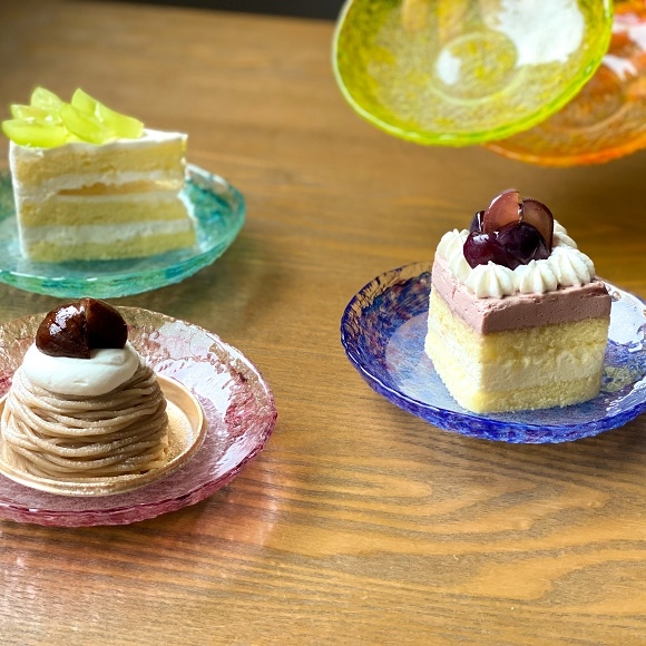 新風彩 銘々皿 | 北一硝子 まごころお届け便