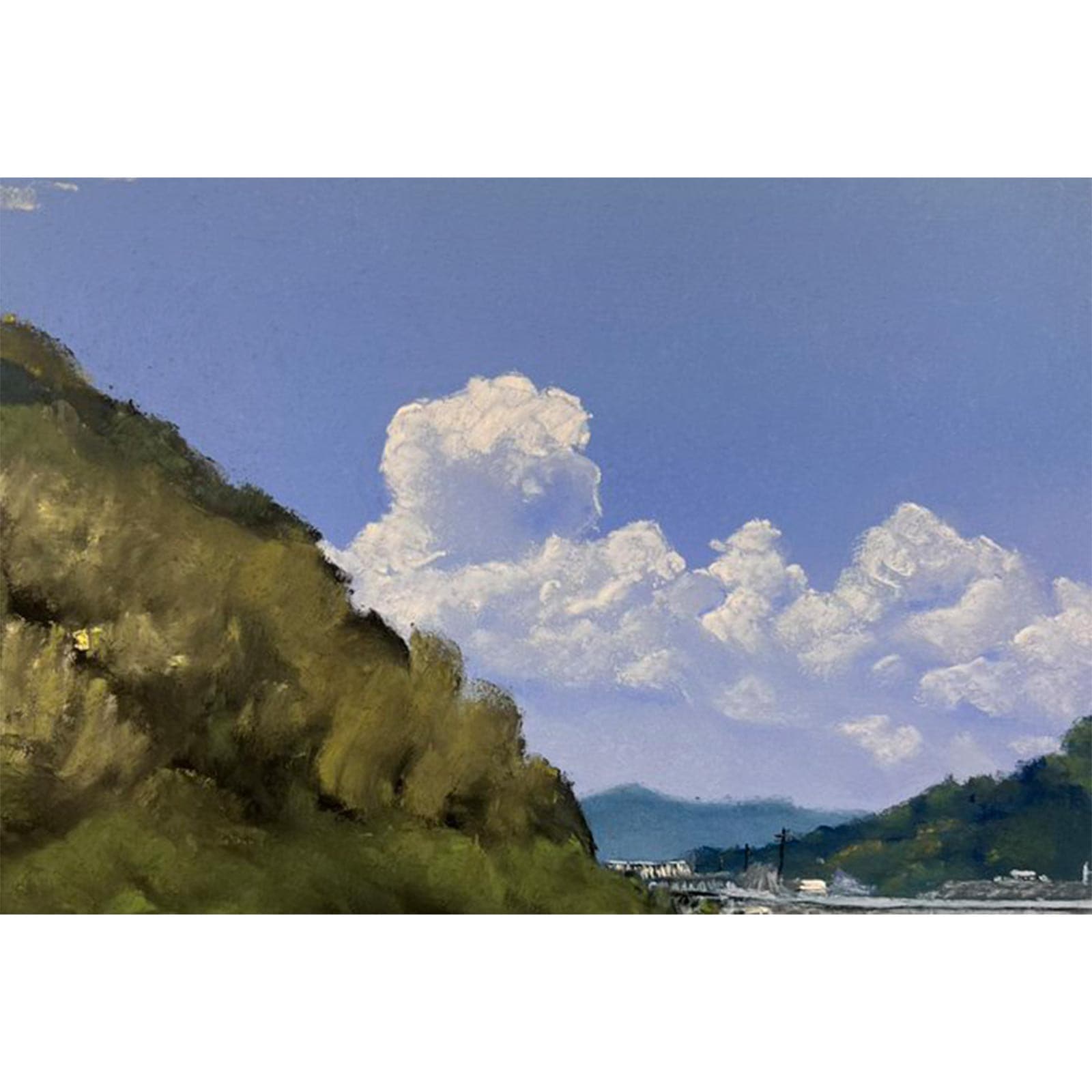 坂口恭平／雨が止んで晴れた万日山と空