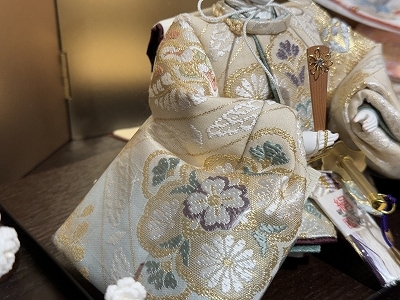 親王飾り 十一番 袋帯親王飾り 十一番<BR>袋帯親王飾り | 雛人形,親王飾り | 人形工房松寿