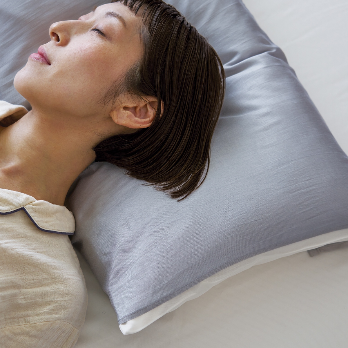 上州絹屋｜シルキーピローカバー | KONCENT Web shop｜アッシュ