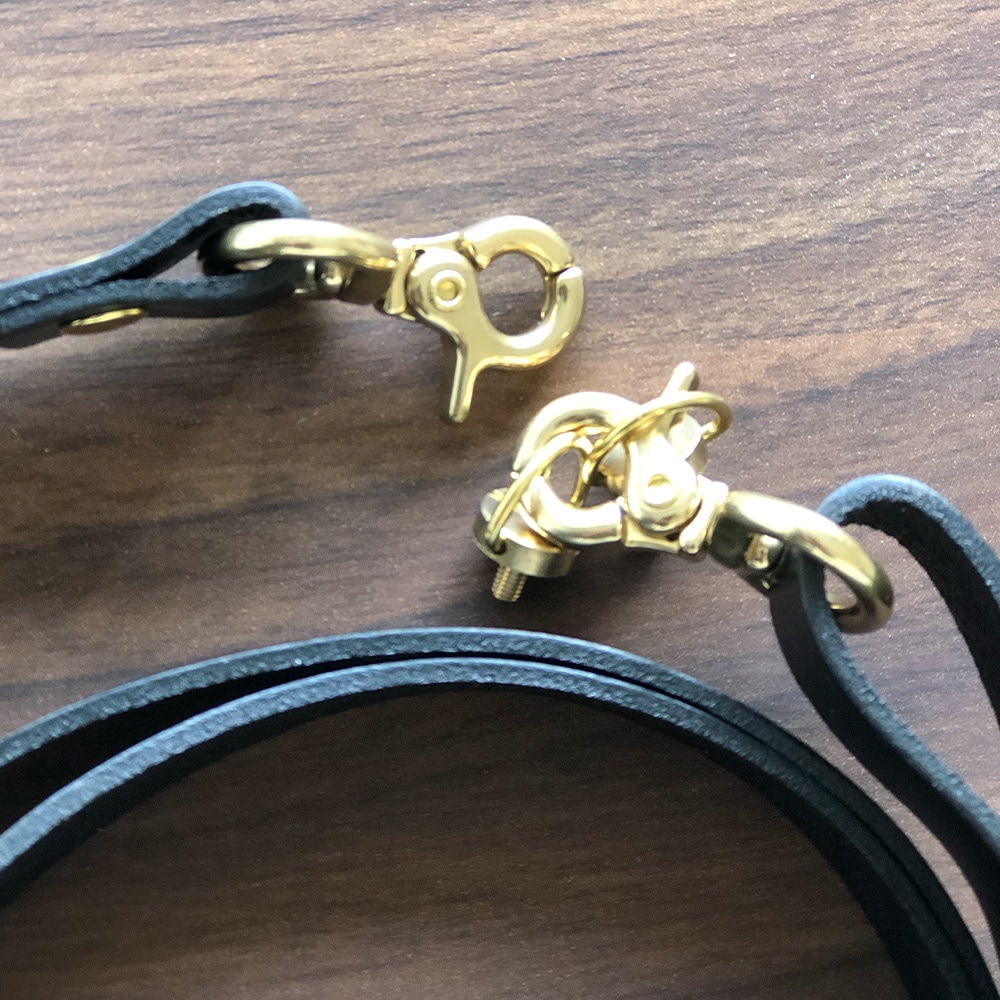 Paper Shoot｜LEATHER STRAP BLACK（ブラック・黒・ストラップ単体