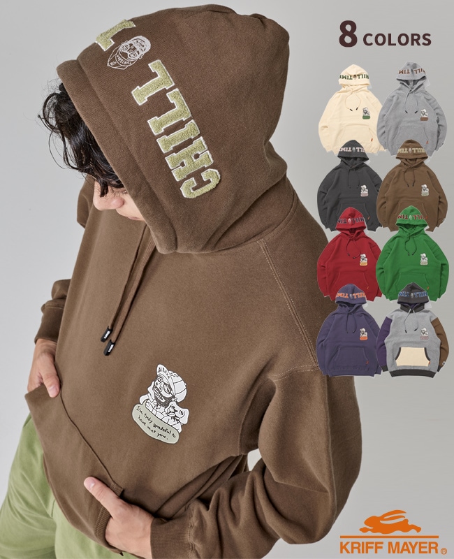 クリフメイヤー[公式] チルタイム裏起毛パーカー(フードロゴ) MENS