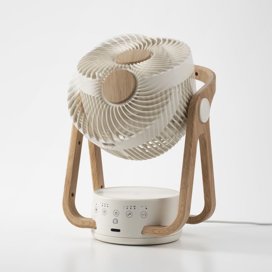 THREEUP】WOODSTYLE 節電センサー付 DCサーキュレーター｜リビング用品