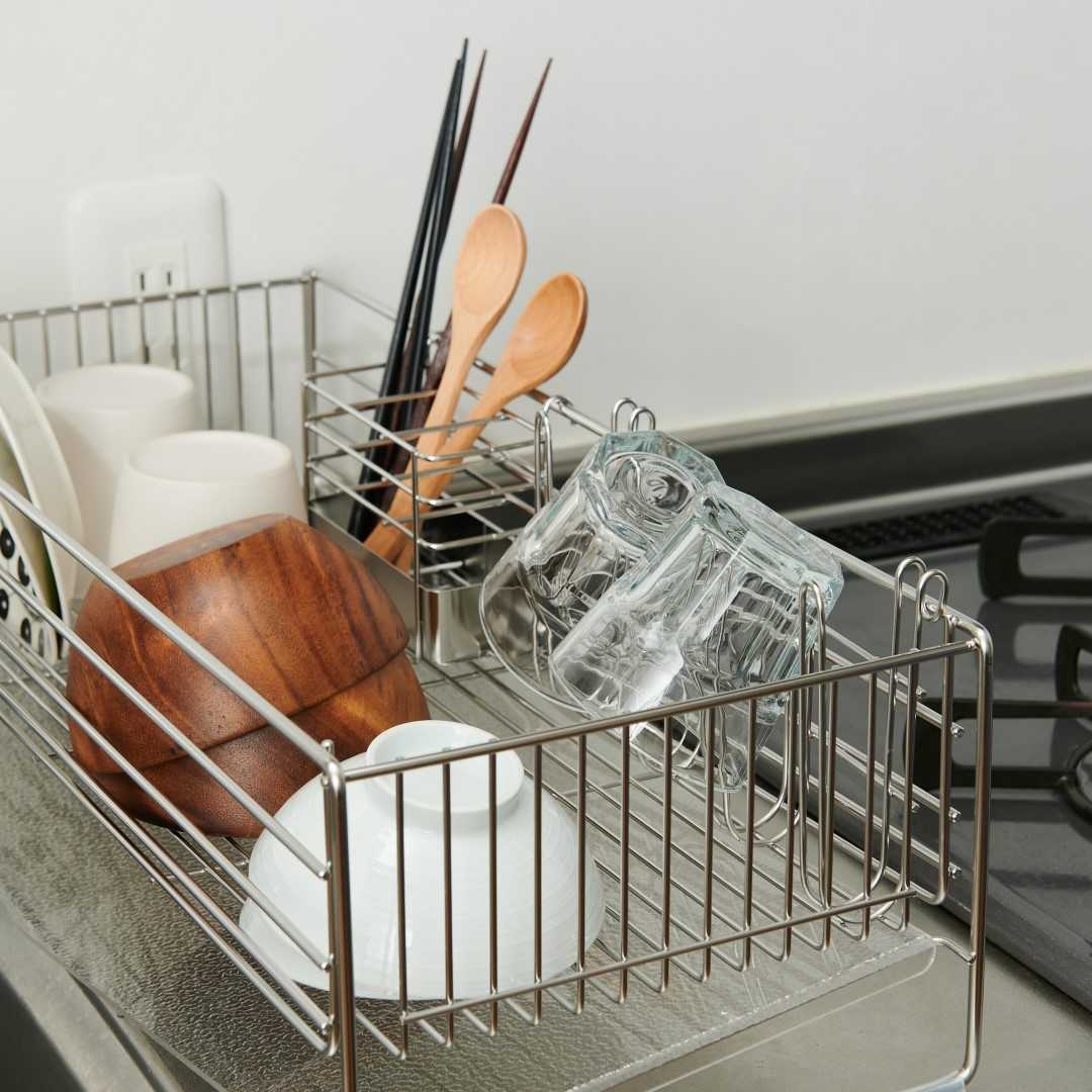 下村企販】 アクリルトレーの水切り レギュラー｜キッチン用品,水切り