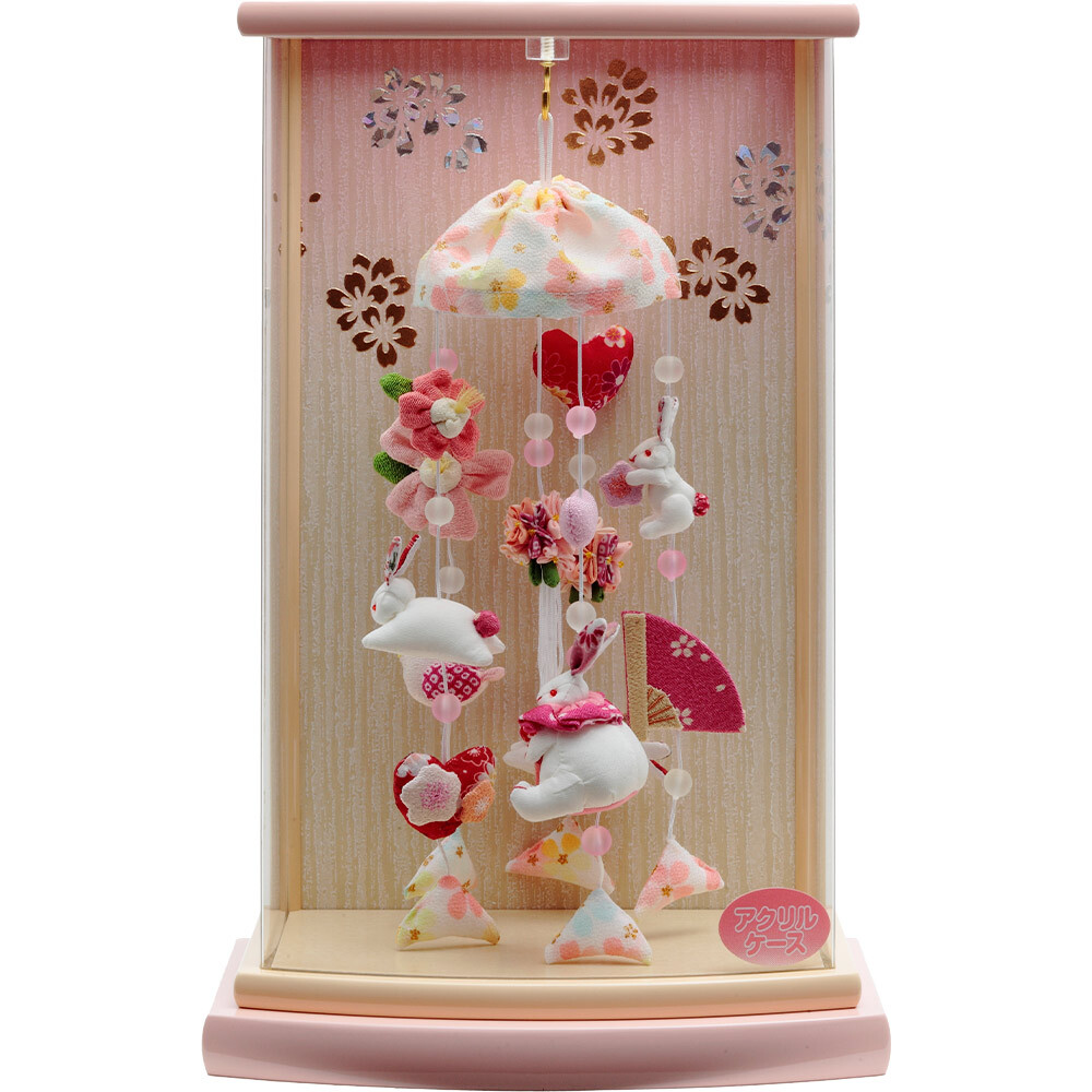 雛蔵】壁掛け雛・里の山 早割】Hinamatsuri tapestry / sakura