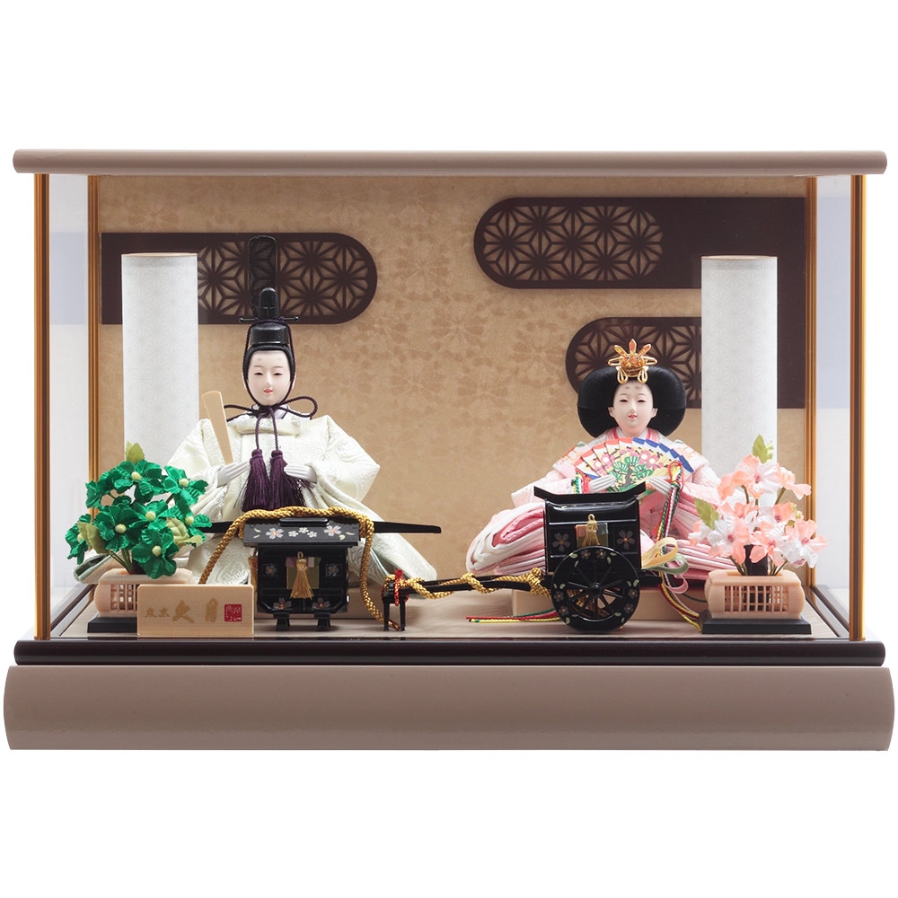 親王ケース飾り | 【公式】 人形の久月オンラインストア