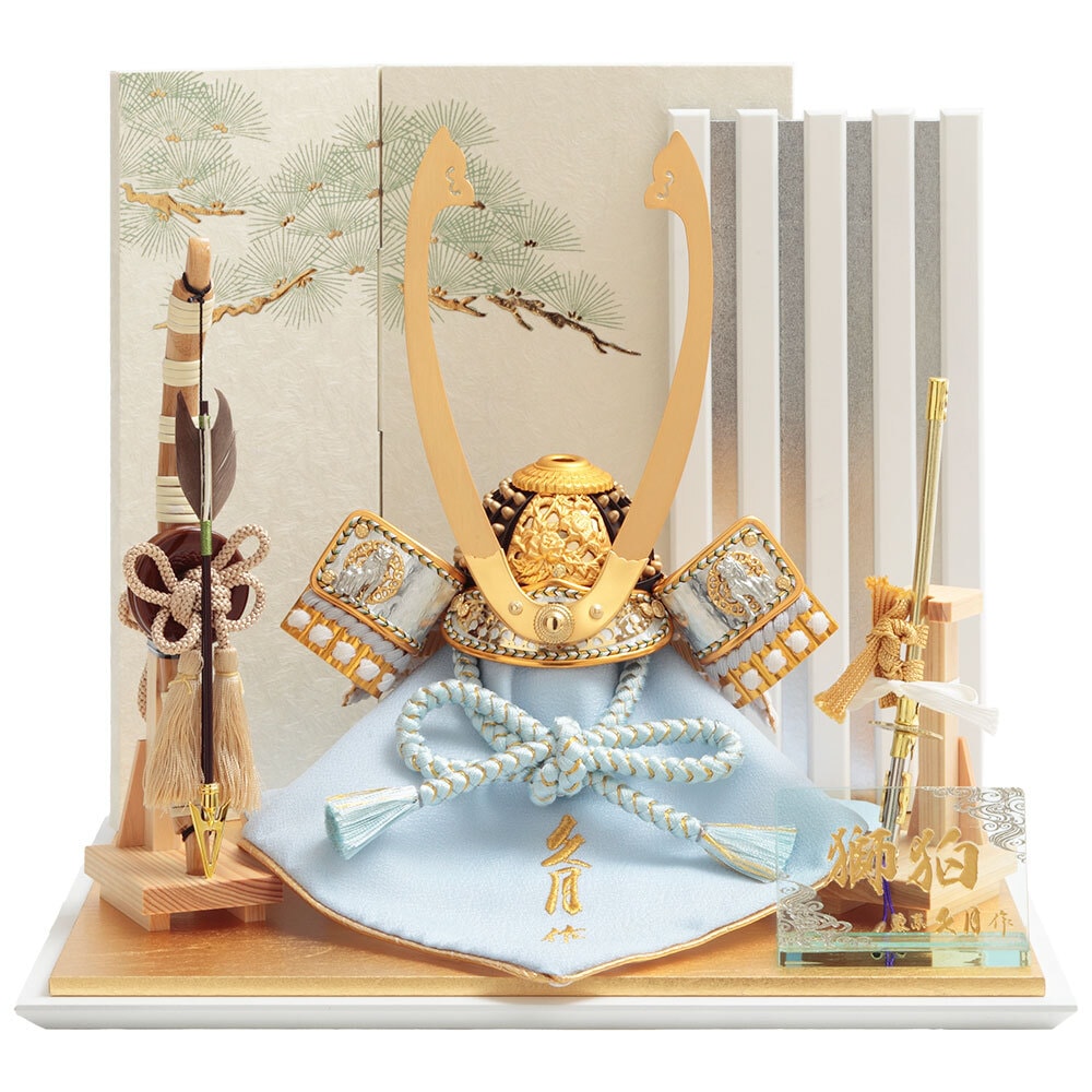 獅狛之兜飾り 4GR-K11-Z | 兜飾り | 【公式】 人形の久月オンラインストア