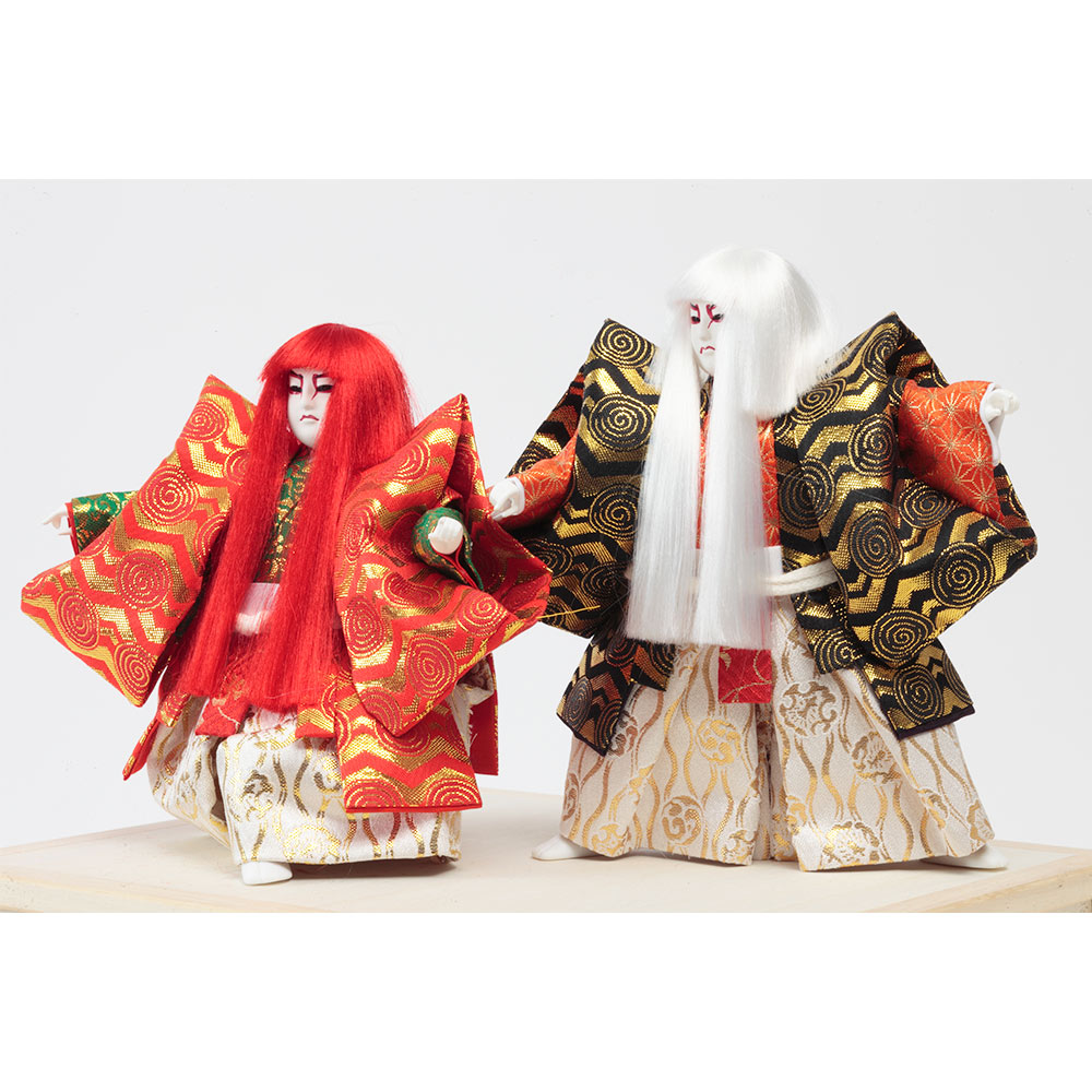 連獅子 D5123-Z-US（5号） | 連獅子・鏡獅子 | 【公式】 人形の久月