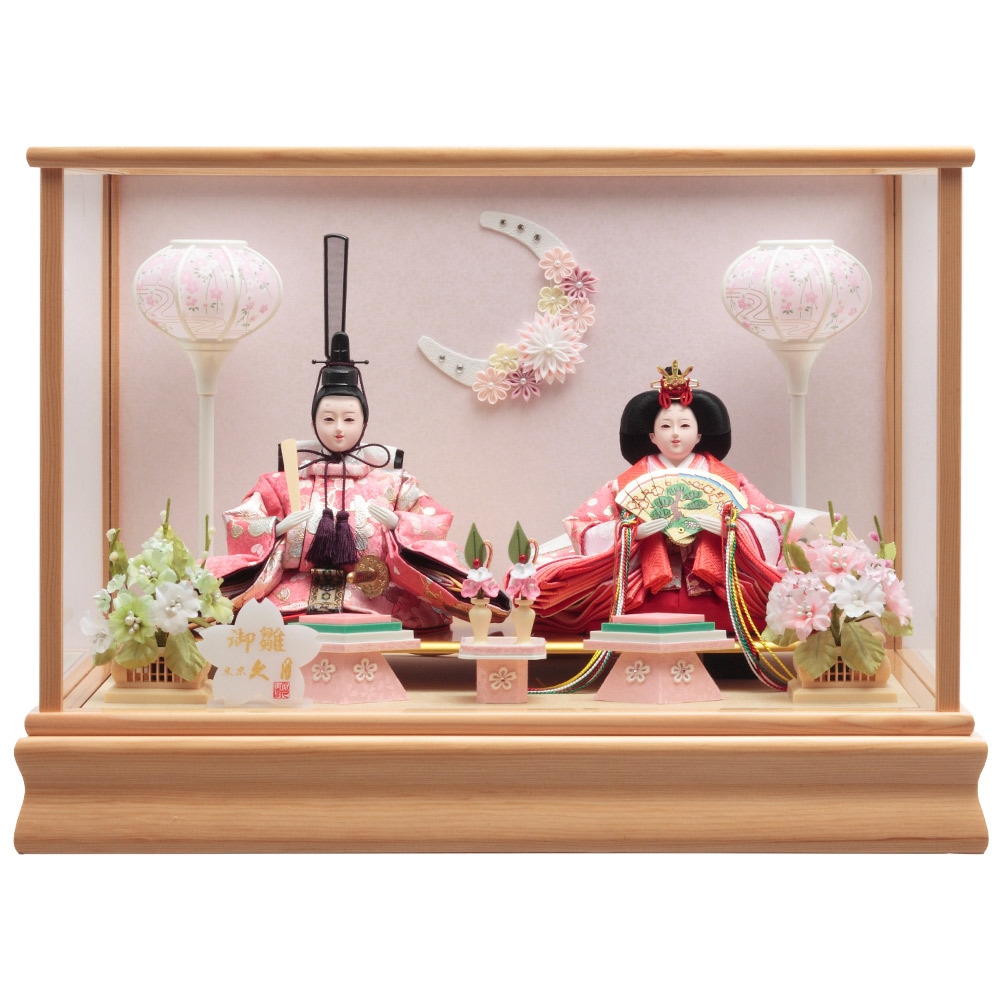 親王ケース飾り ガラスケース 4H-KK7-Z | ケース飾り | 【公式】 人形