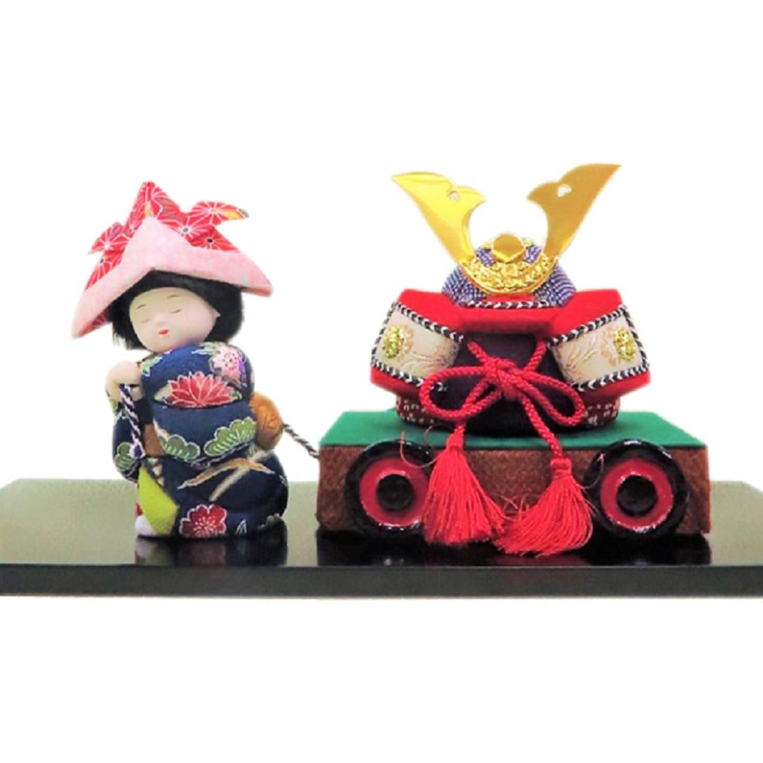 久月 木目込み手作りキット 『兜曳き』 | 五月人形材料 | 【公式