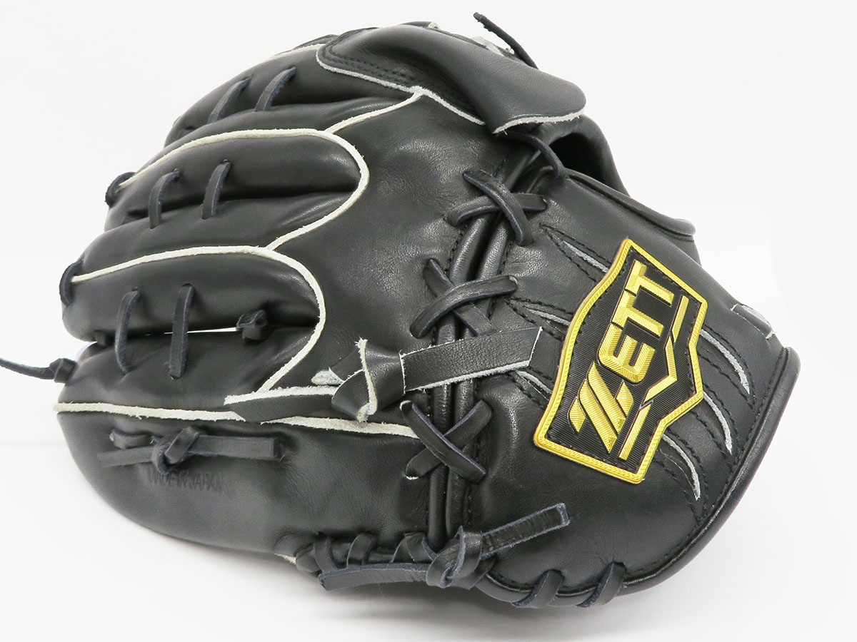 ZETT 軟式グローブ プロモデル 黒 限定藤浪晋太郎モデル ZETT 軟式