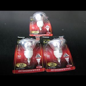 JDR110V55WKW/5E11-H/X | Panasonic 50ミリ径 100W形 広角 110V用 E11