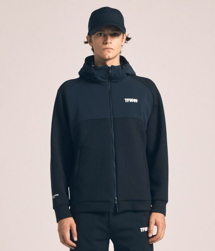 TFW49 / T102520030 / CARDBOARD MATERIAL FULL ZIP HOODIE（2色
