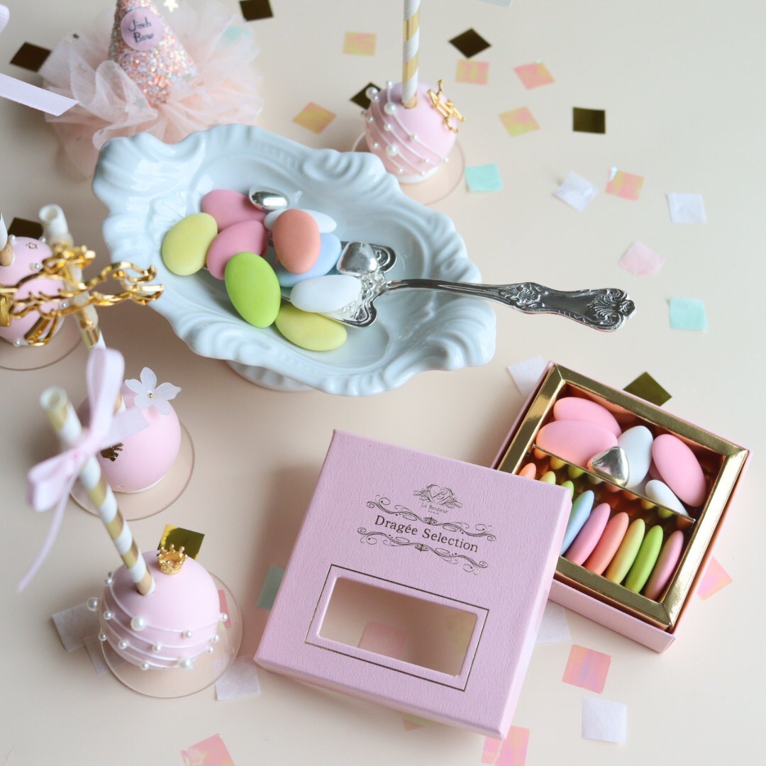 フランス産 ドラジェ アソートボックス (パステルピンク) SS-5