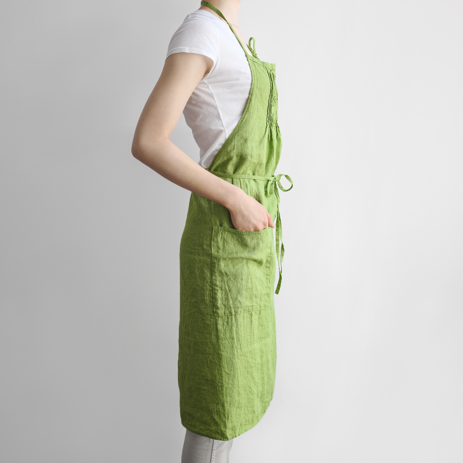 フルエプロン サビーヌ _ レタスグリーン