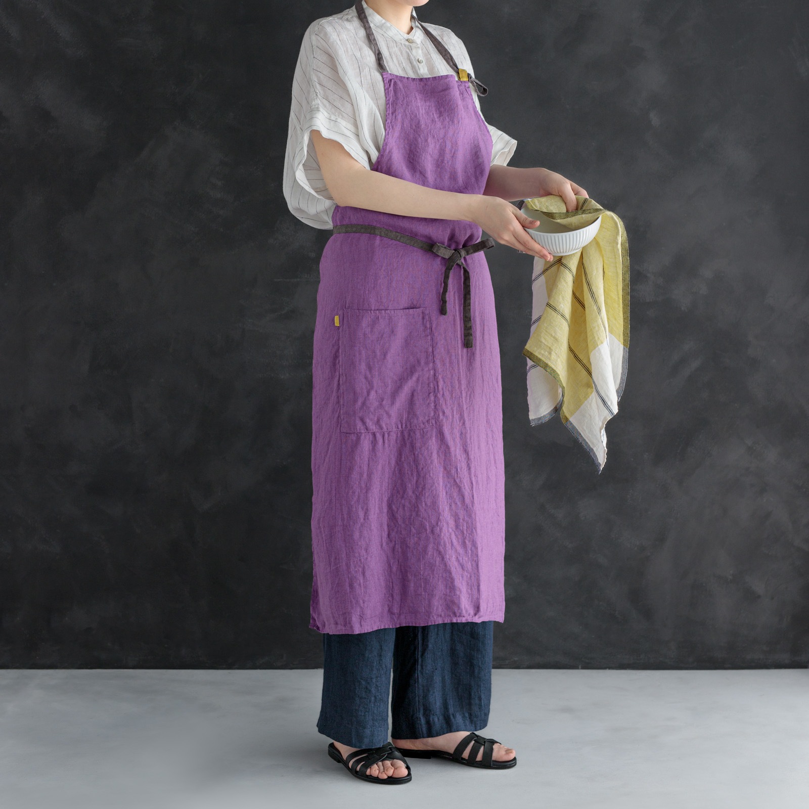 フルエプロン マノン _ アーリーパープル