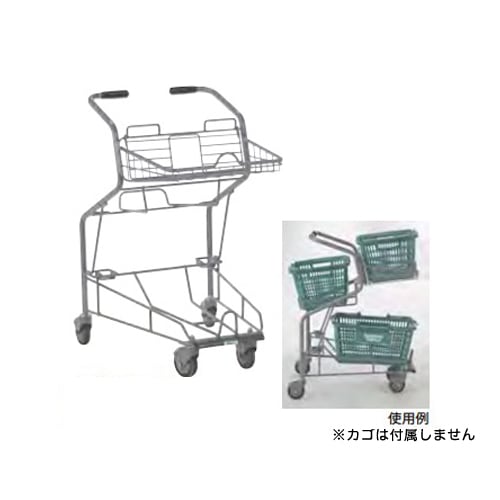 ボールバスケットカート 3段 型 静音 キャスター付き スチール 日本製