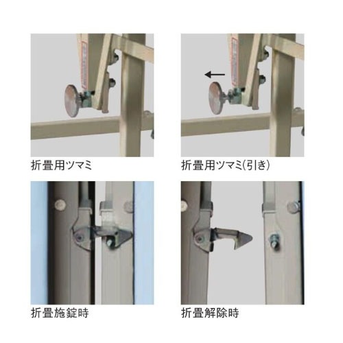 折りたたみベッド 幅1810×奥行760×高さ610mm キャスター付 合成皮革